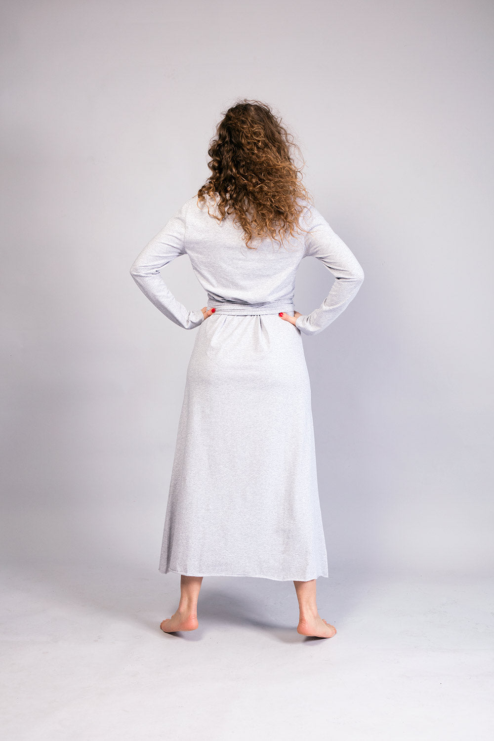 Freeda Dress — Perlgrau (letzte Stücke)