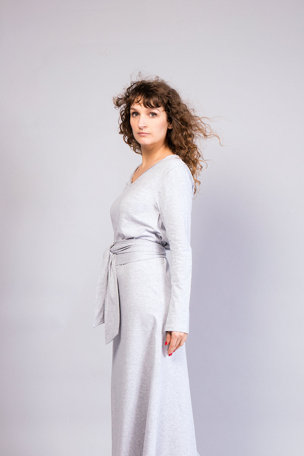 Freeda Dress — Perlgrau (letzte Stücke)