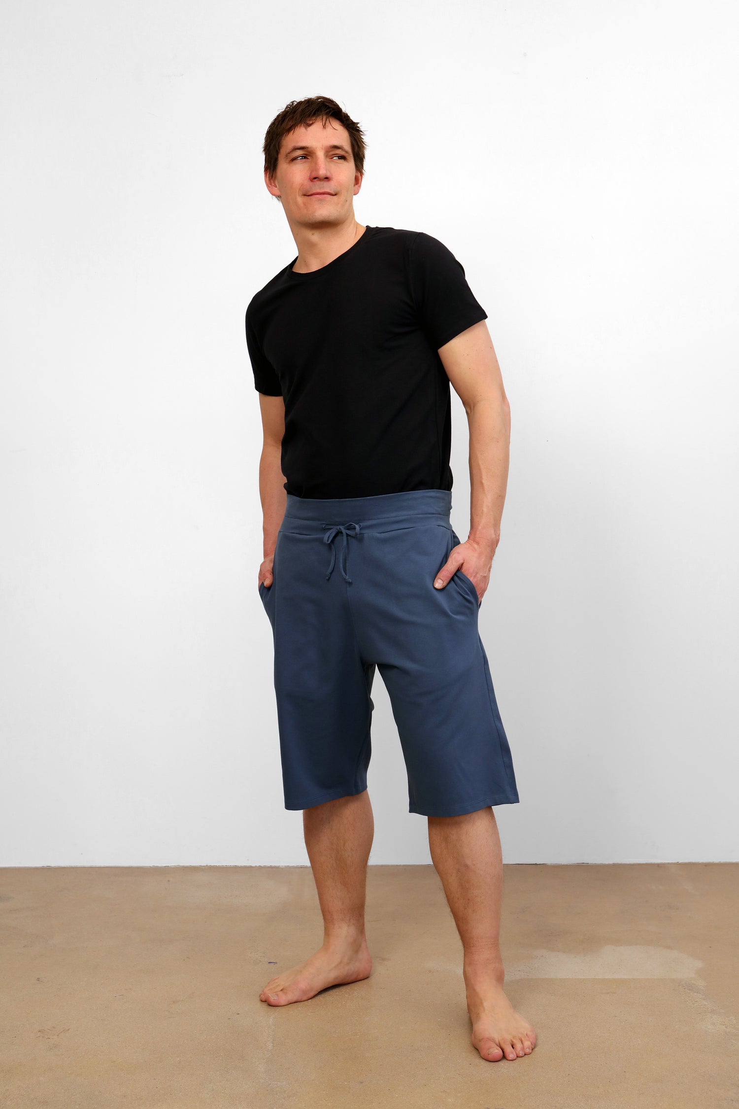 Mahan yoga shorts - Bordeaux-Breath of Fire-5