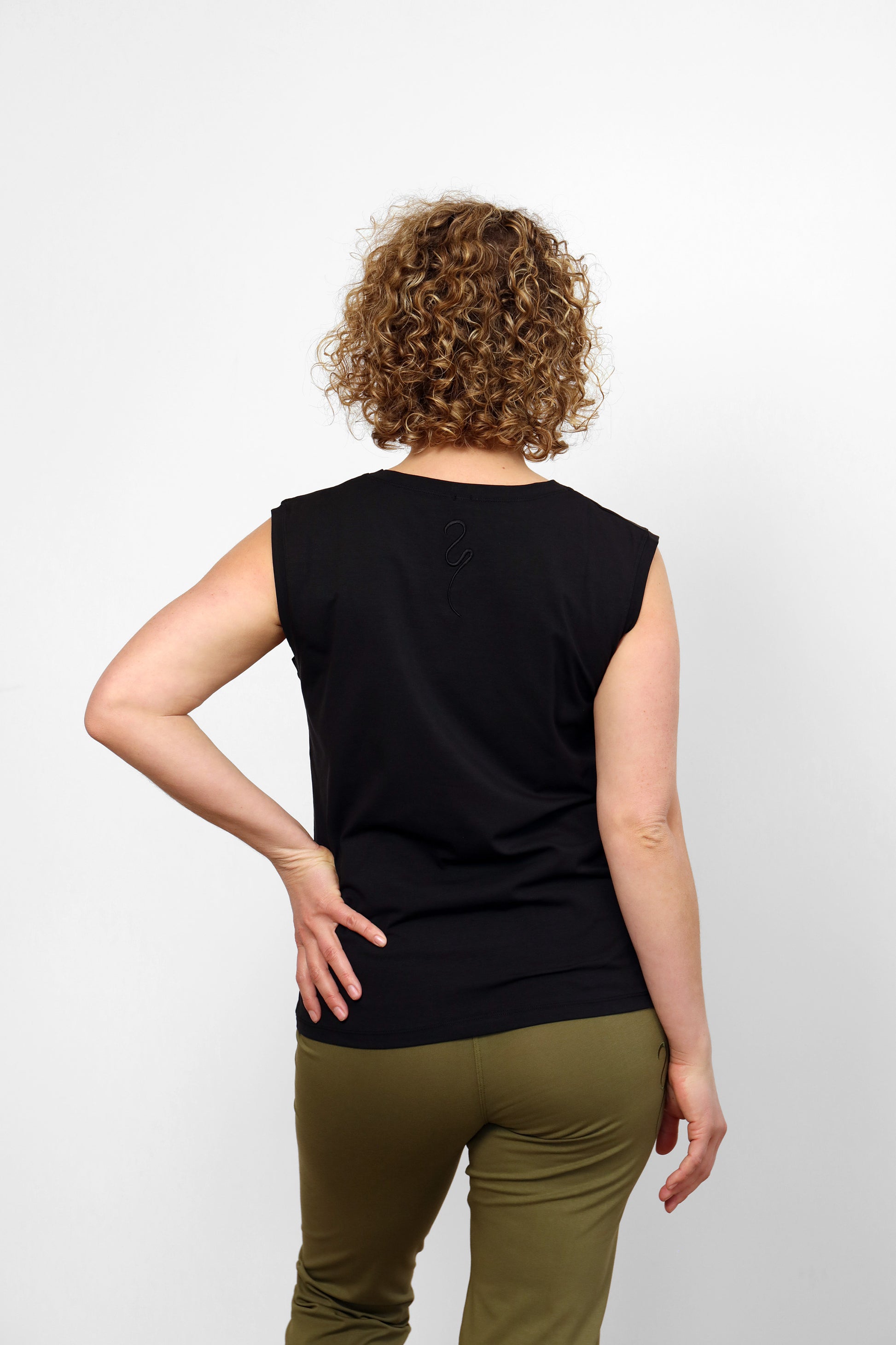 Maia Tank Top - Black-Breath of Fire-2