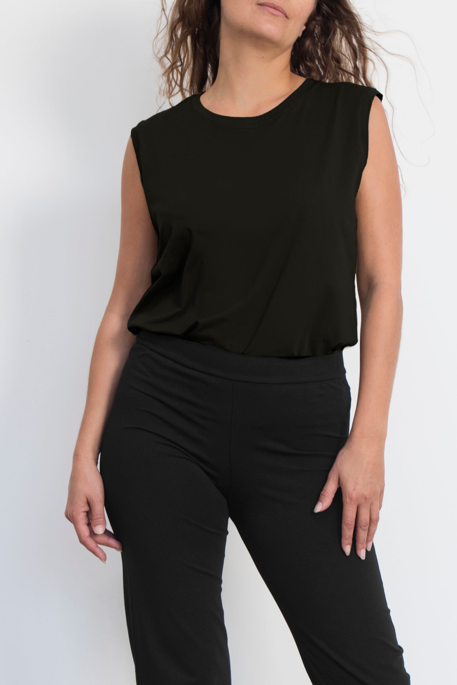 Maia Tank Top - Black-Breath of Fire-3