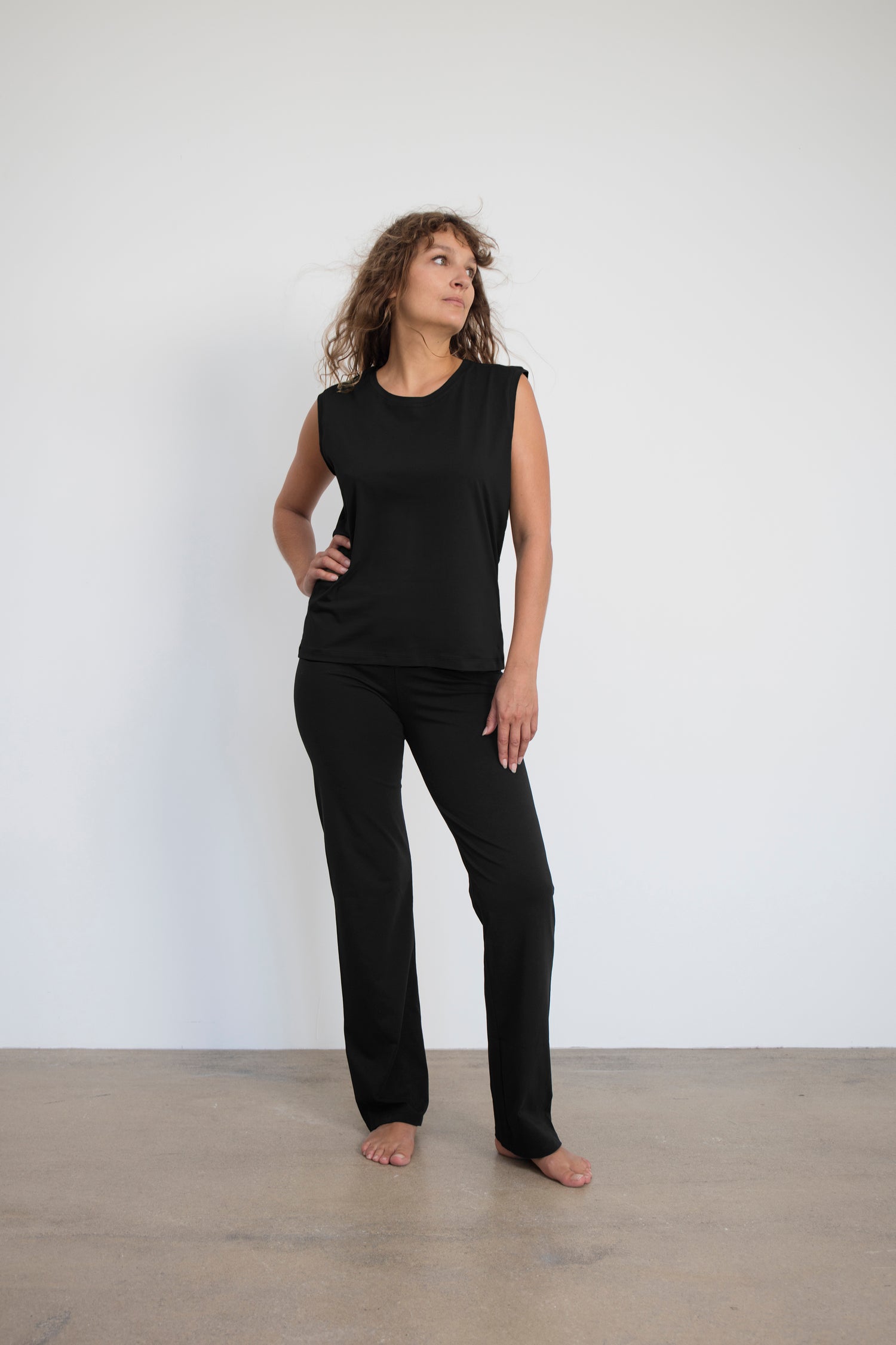 Maia Tank Top - Black-Breath of Fire-4