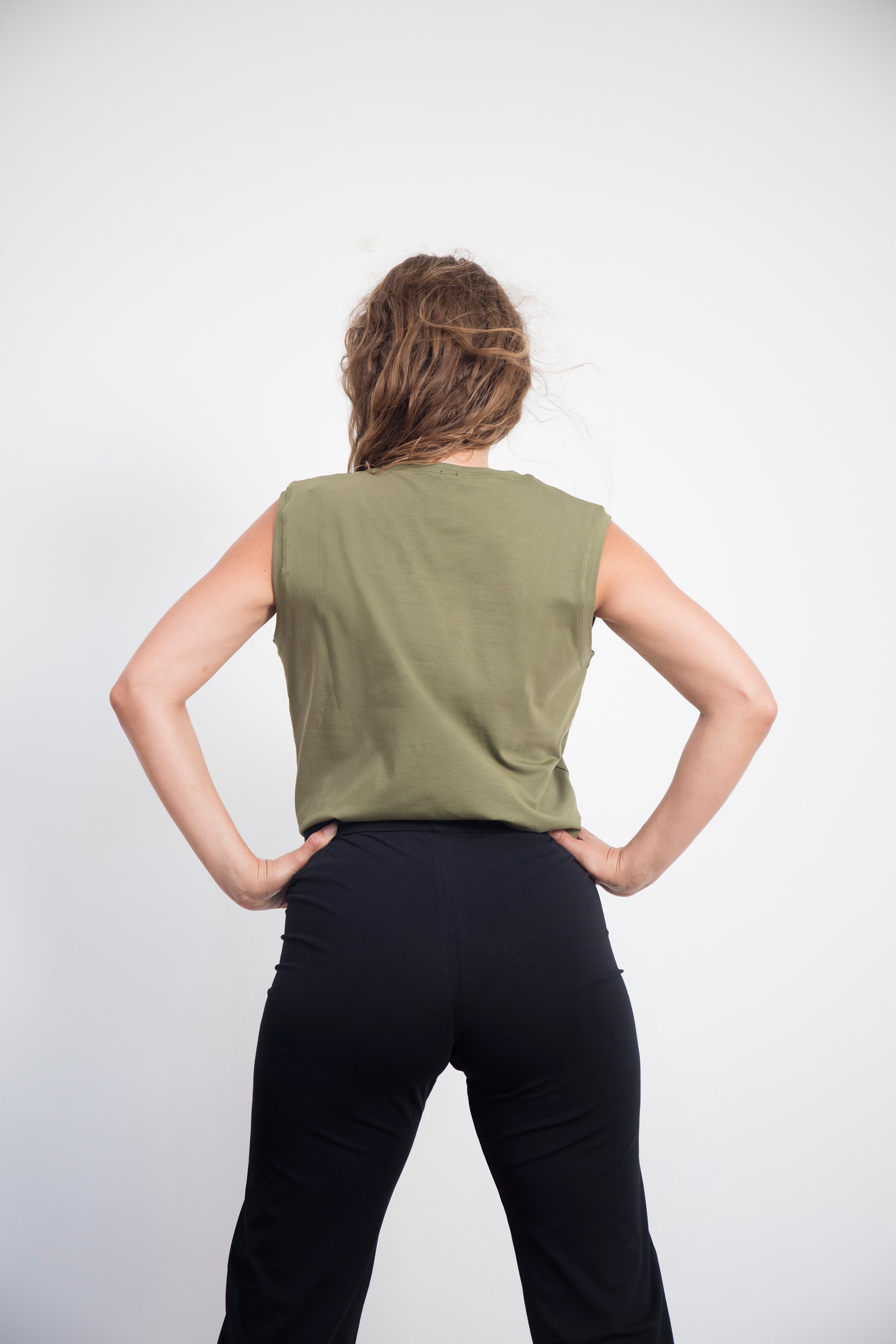 Maia Tank Top - Khaki-Breath of Fire-6