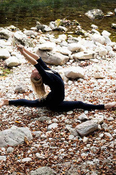 Siri yoga shirt - Black-Breath of Fire-1