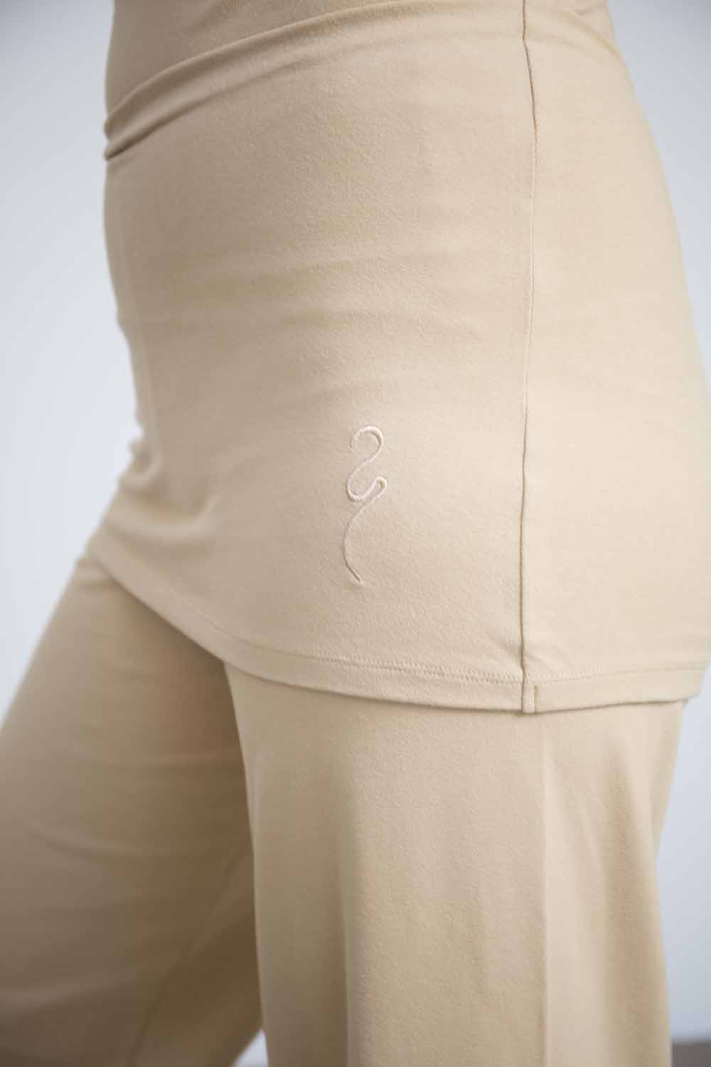 Sohang yoga pants - Beige-Breath of Fire-5
