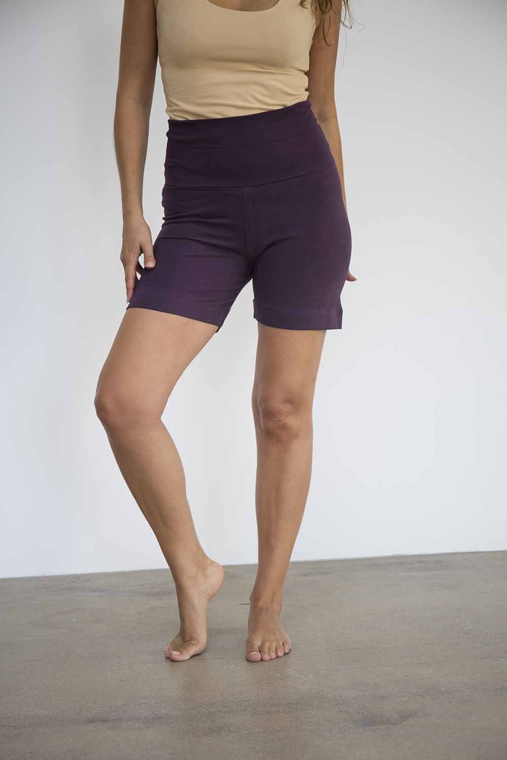 Sohang yoga short - Purple-Breath of Fire-2