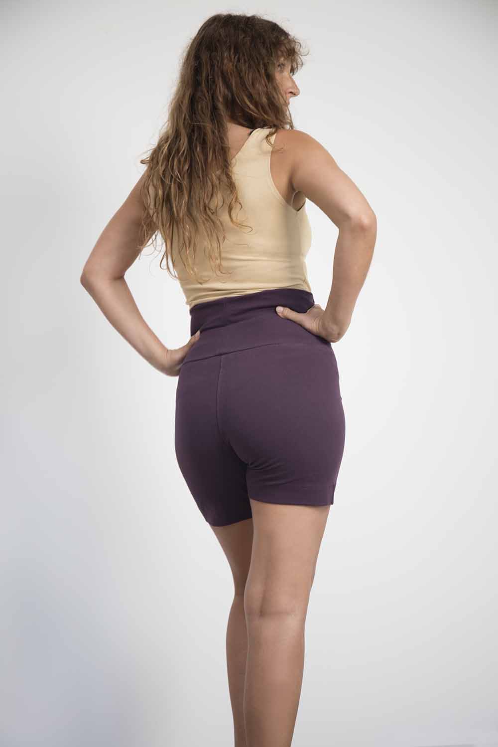 Sohang yoga short - Purple-Breath of Fire-3
