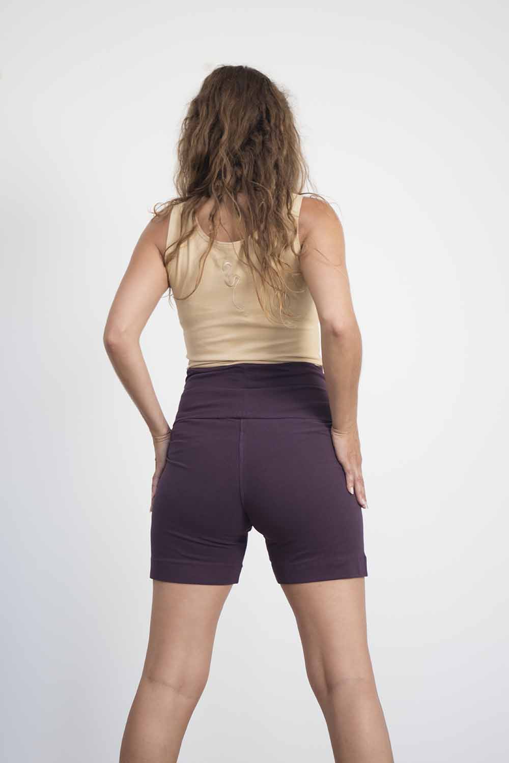 Sohang yoga short - Purple-Breath of Fire-5