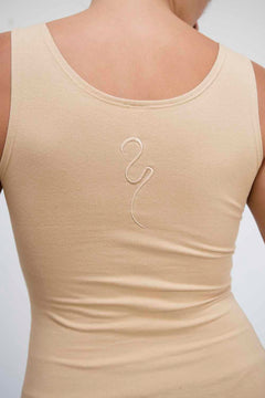 Sohang yoga top - Beige-Breath of Fire-5