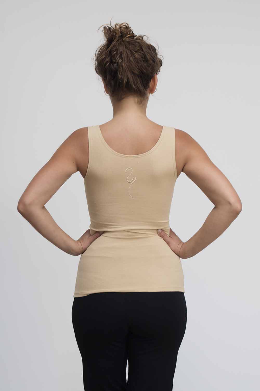 Sohang yoga top - Beige-Breath of Fire-8