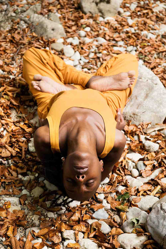 Sohang yoga top - Saffron-Breath of Fire-1