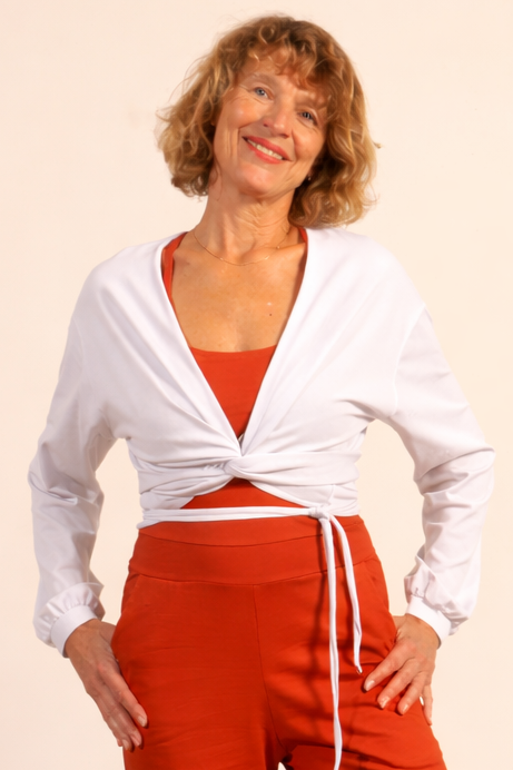 Chemise cache-cœur Talya