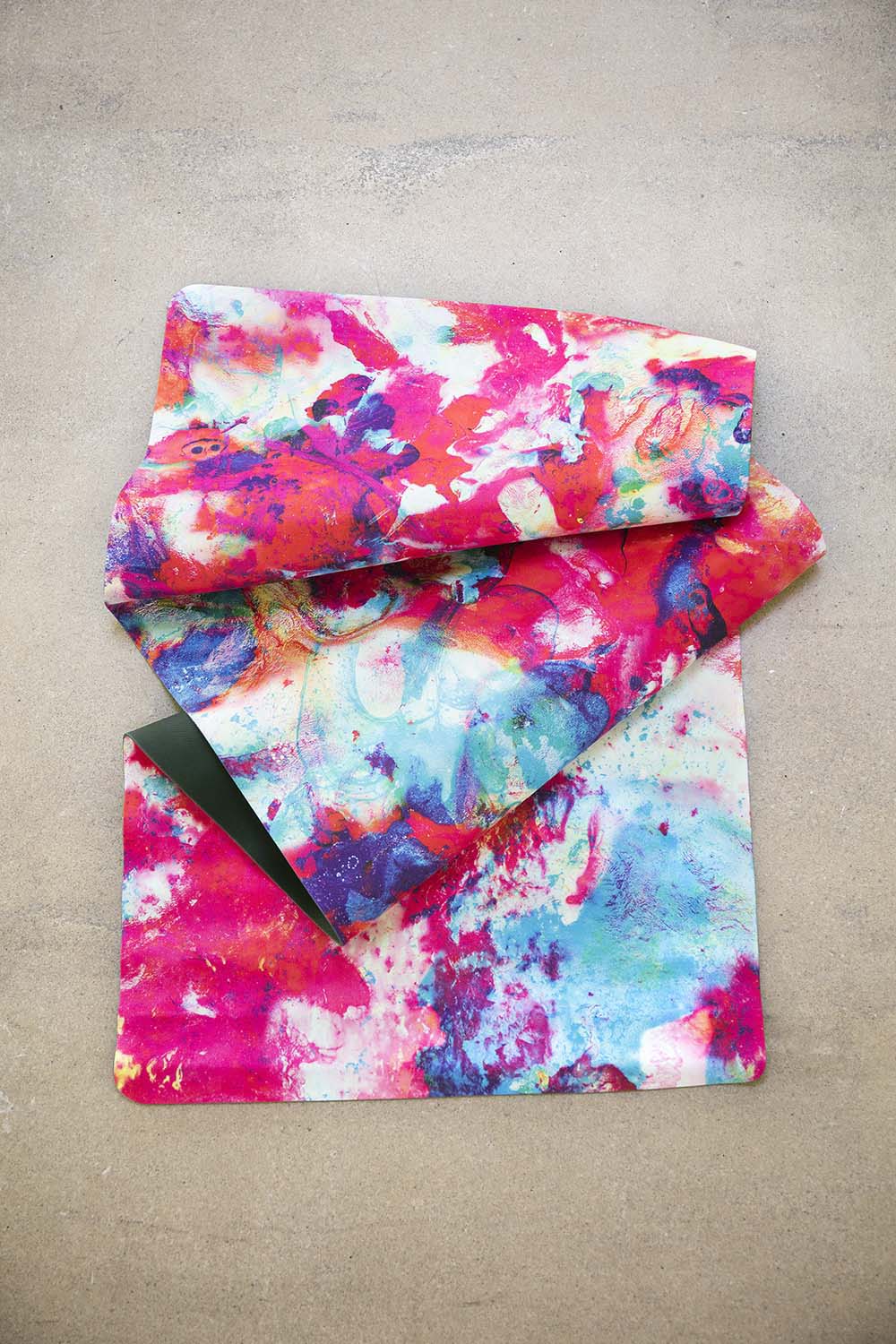 Yoga Mat by Maya Rochat - Glactic Evolution-Breath of Fire-2