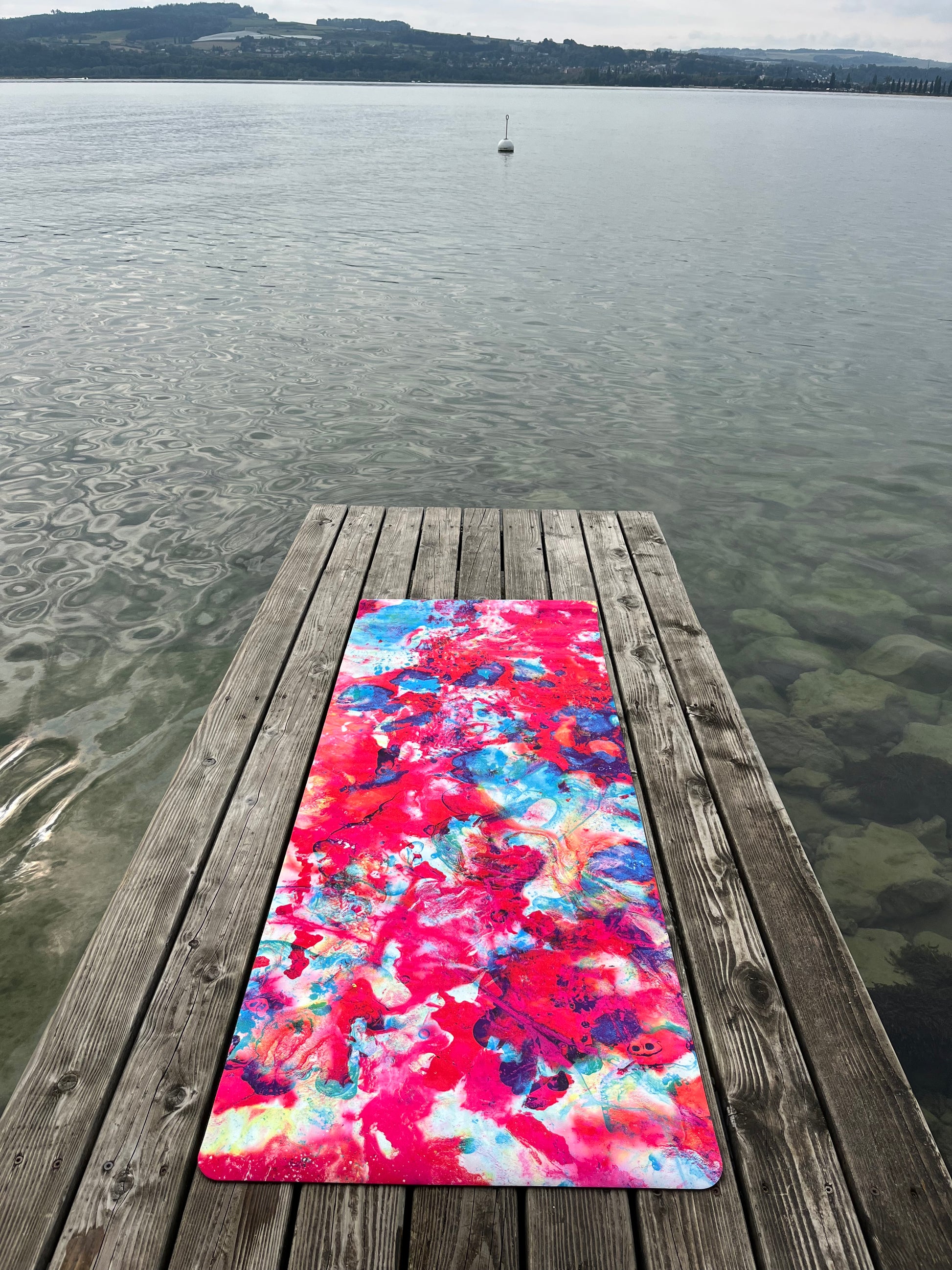 Yoga Mat by Maya Rochat - Glactic Evolution-Breath of Fire-4