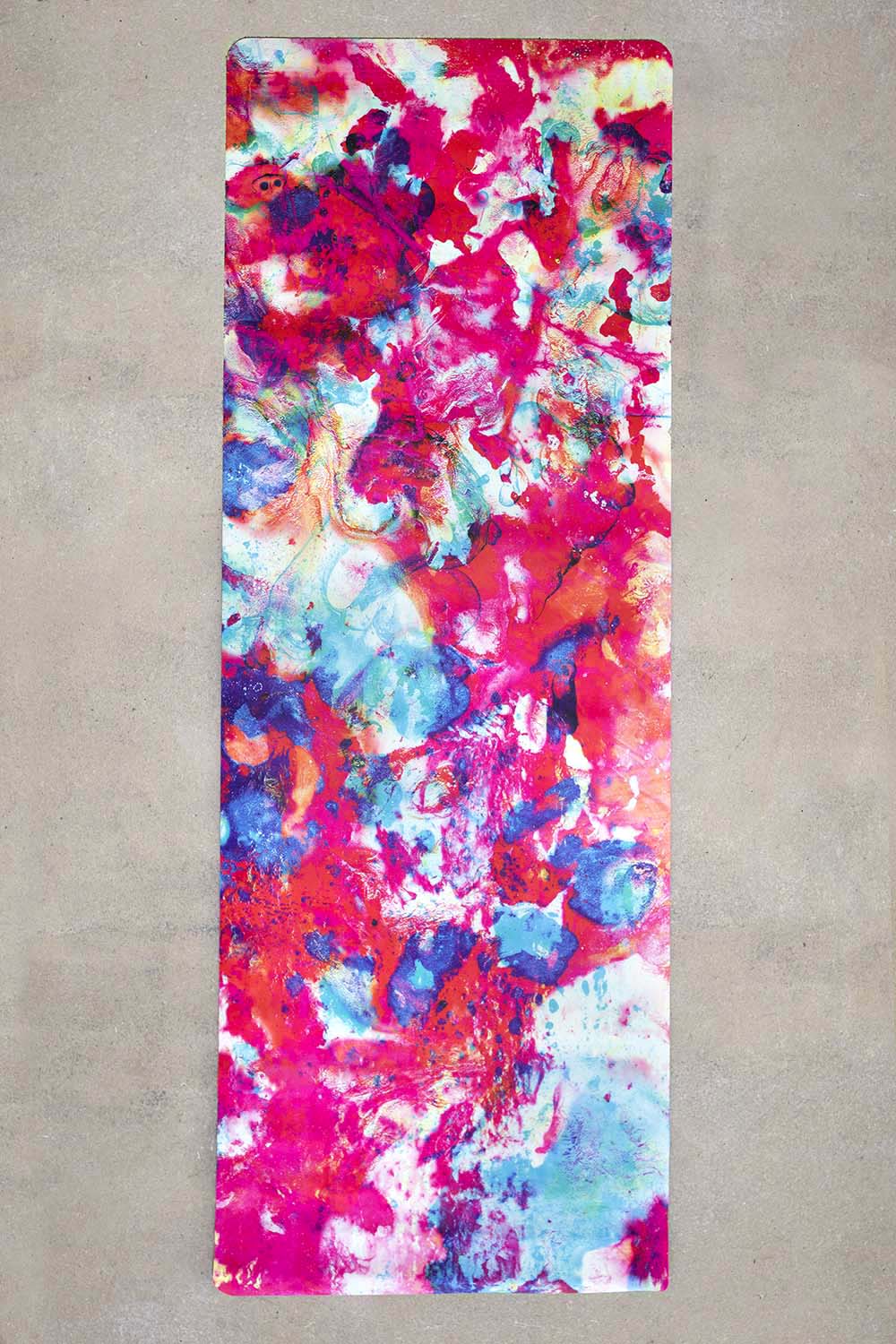Yoga Mat by Maya Rochat - Glactic Evolution-Breath of Fire-1