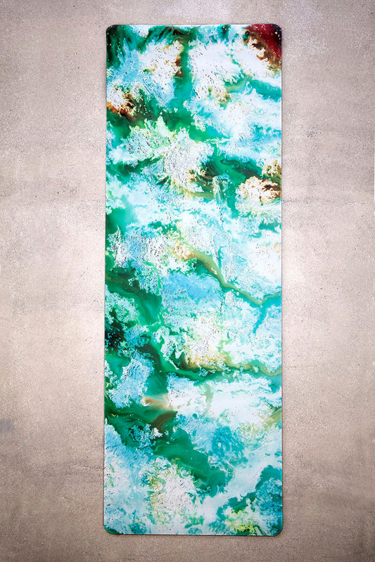Yoga Mat by Maya Rochat - Inner light-Breath of Fire-1