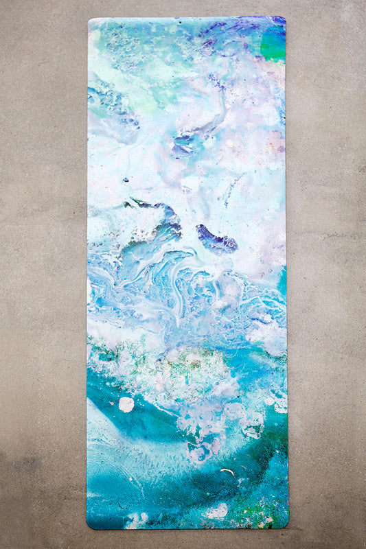 Yoga Mat by Maya Rochat - Out of blue-Breath of Fire-1