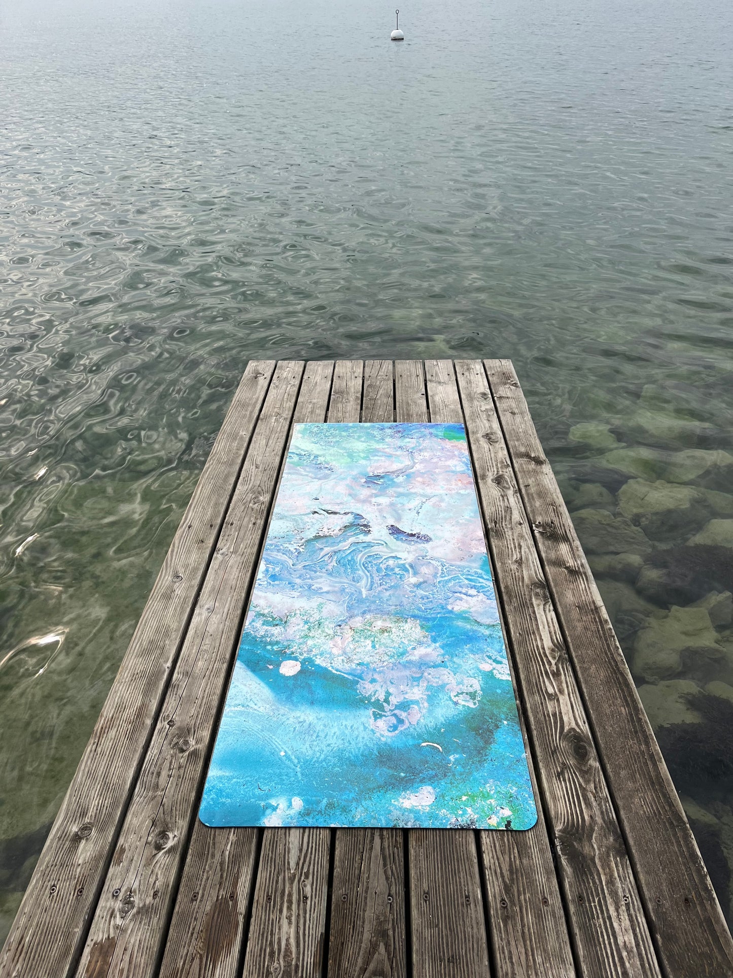 Yoga Mat by Maya Rochat - Out of blue