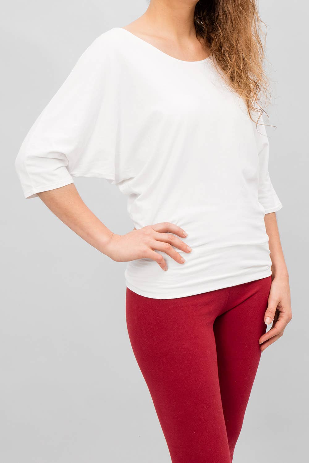 Siri yoga shirt - White