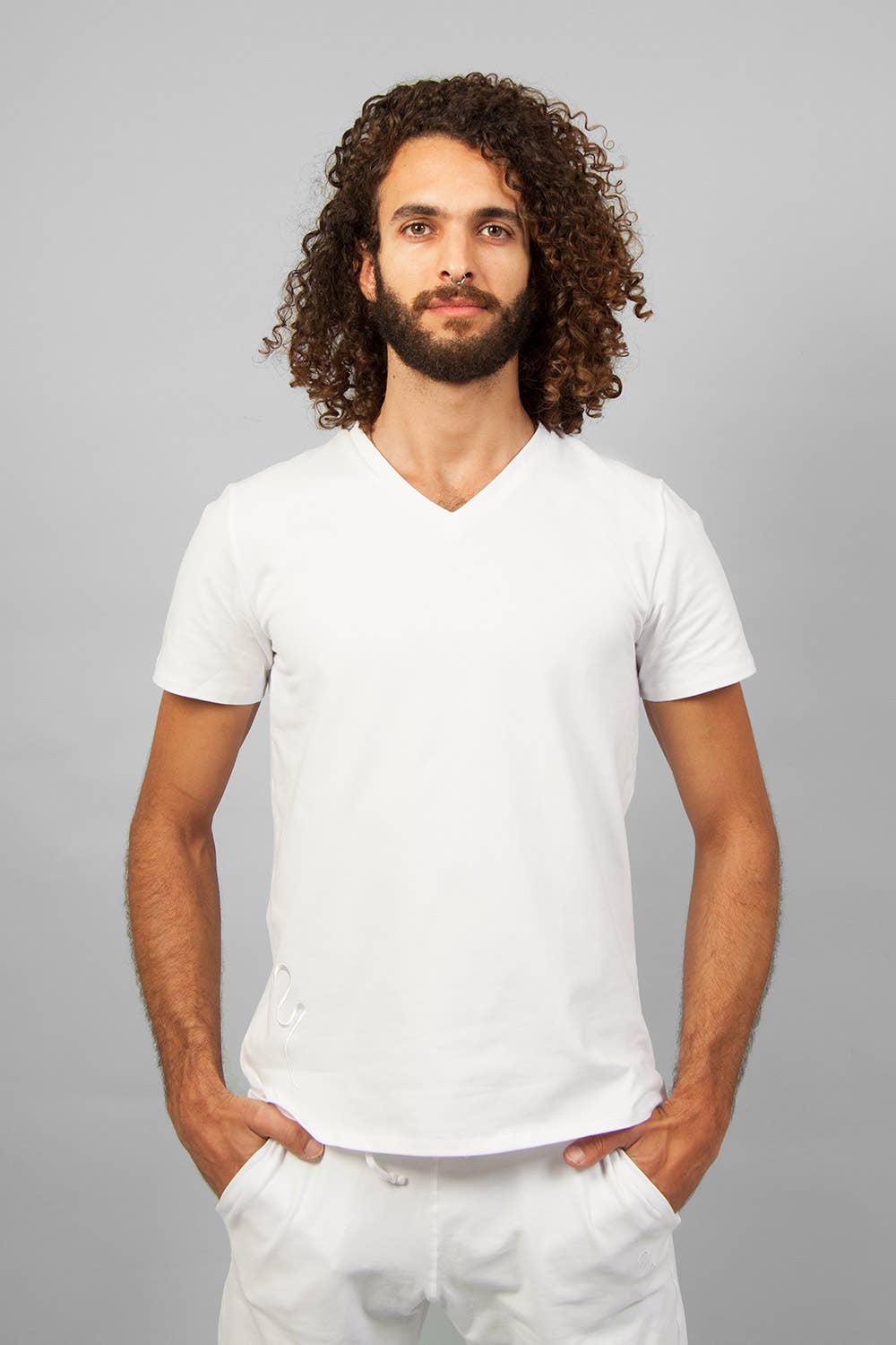 Sadhak Yoga T-Shirt - Weiß