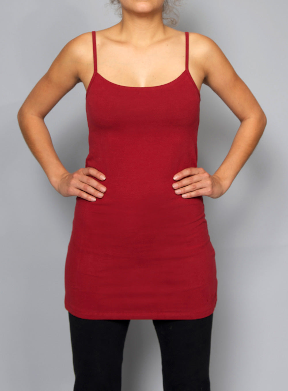 Amrit long top - Bordeaux-Breath of Fire-1