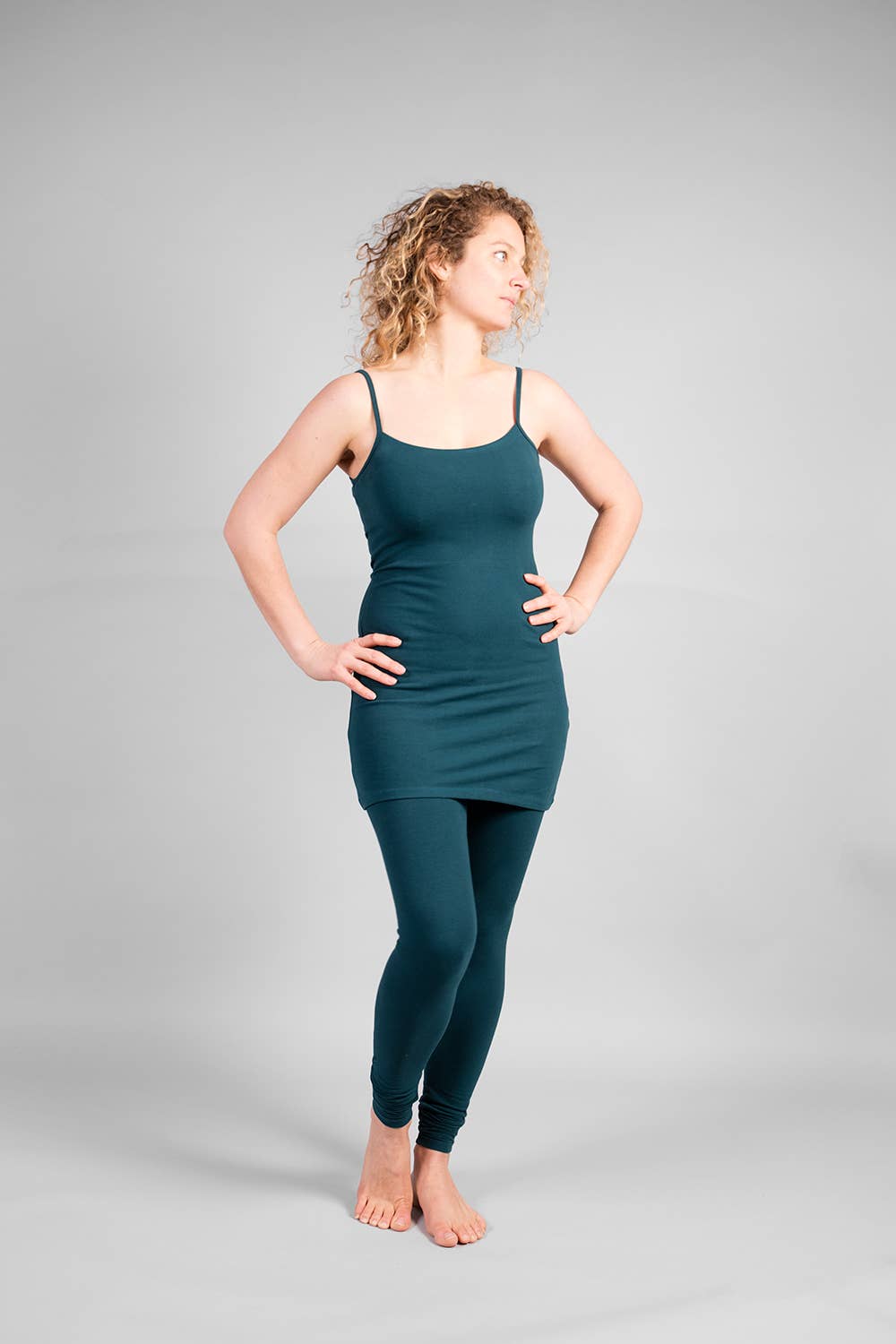 Amrit long top - Deep green-Breath of Fire-4