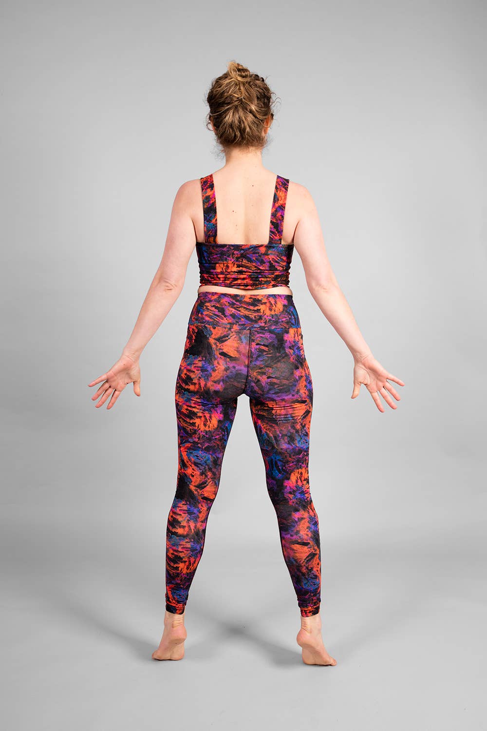 Aurora Women's Yoga Bra - Print Magic Earth-Breath of Fire-4