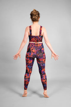 Aurora Women's Yoga Bra - Print Magic Earth-Breath of Fire-4