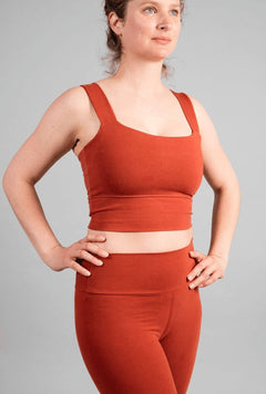 Aurora Women's Yoga Bra - Sienna-Breath of Fire-2