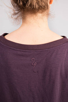 Cosma Women’s Loose Fit Shirt - Dark Purple-Breath of Fire-4