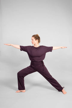 Cosma Women’s Loose Fit Shirt - Dark Purple-Breath of Fire-5