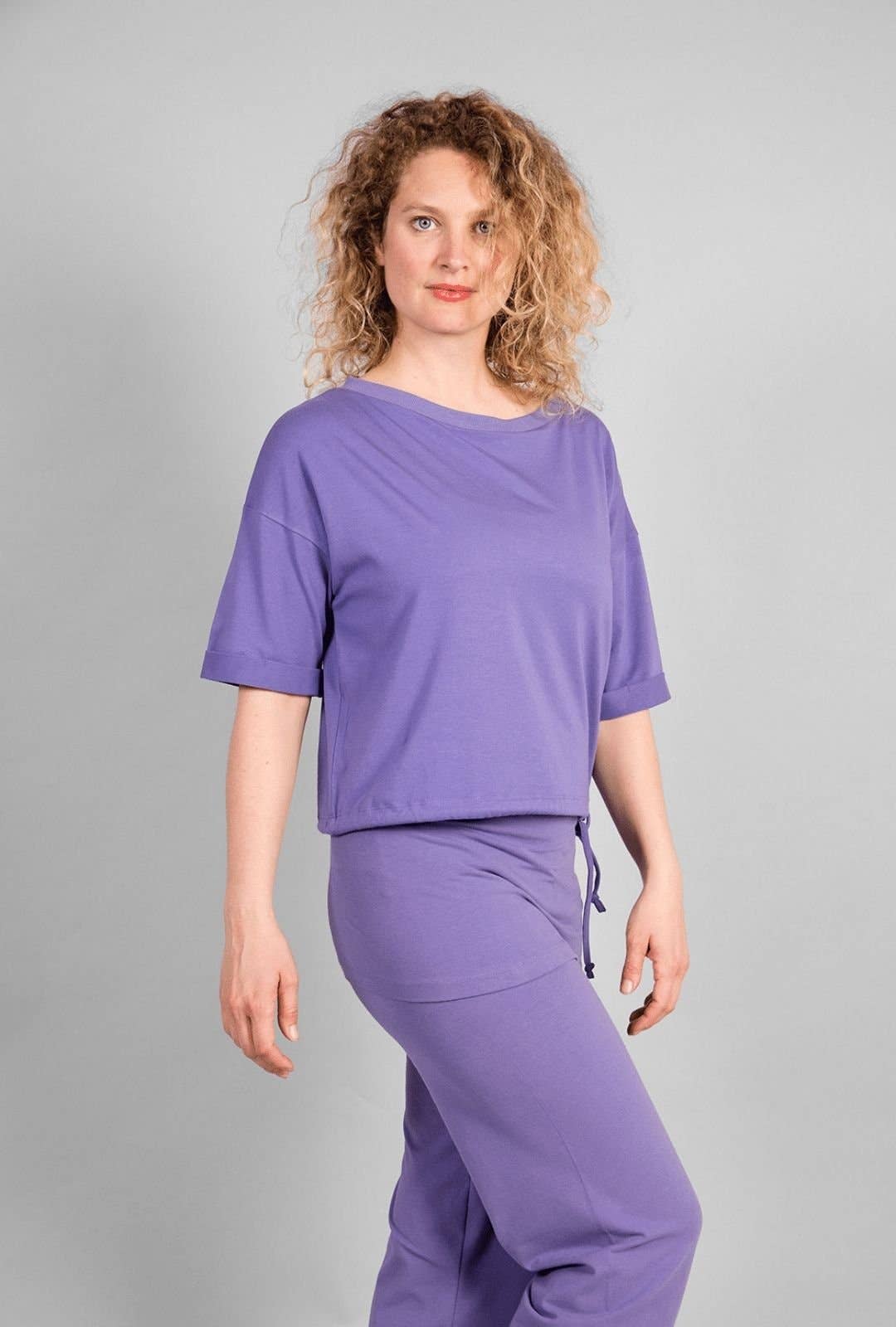 Cosma Women’s Loose Fit Shirt - Lilac-Breath of Fire-1