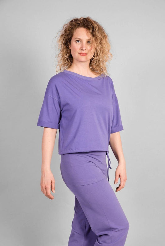 Cosma Women’s Loose Fit Shirt - Lilac-Breath of Fire-1