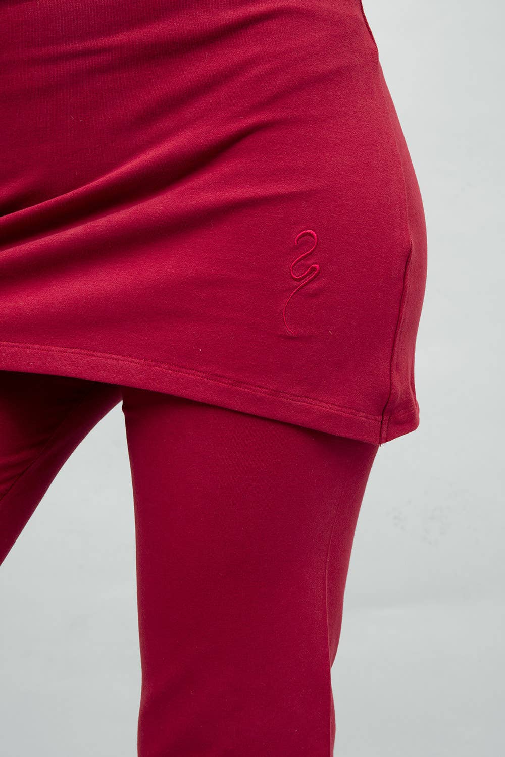 Inderjit yoga pants 3/4 - Bordeau-Breath of Fire-4