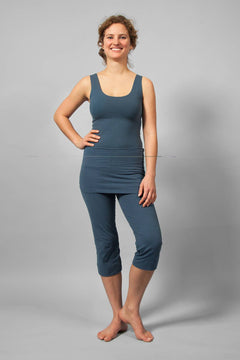 Inderjit yoga pants 3/4 - Indigo-Breath of Fire-3