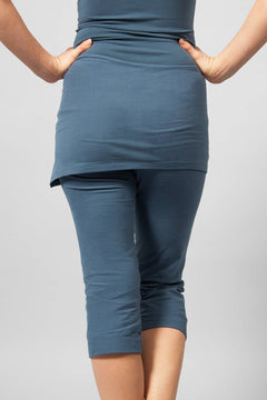 Inderjit yoga pants 3/4 - Indigo-Breath of Fire-4