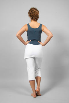 Inderjit yoga pants 3/4 - White-Breath of Fire-3
