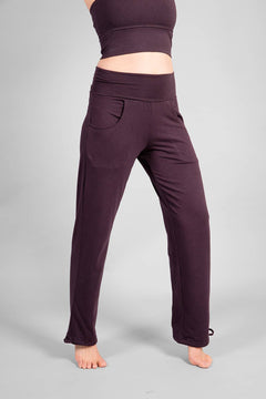 Lilii Women’s Loose Fit Pants - Dark purple XS-Breath of Fire-1