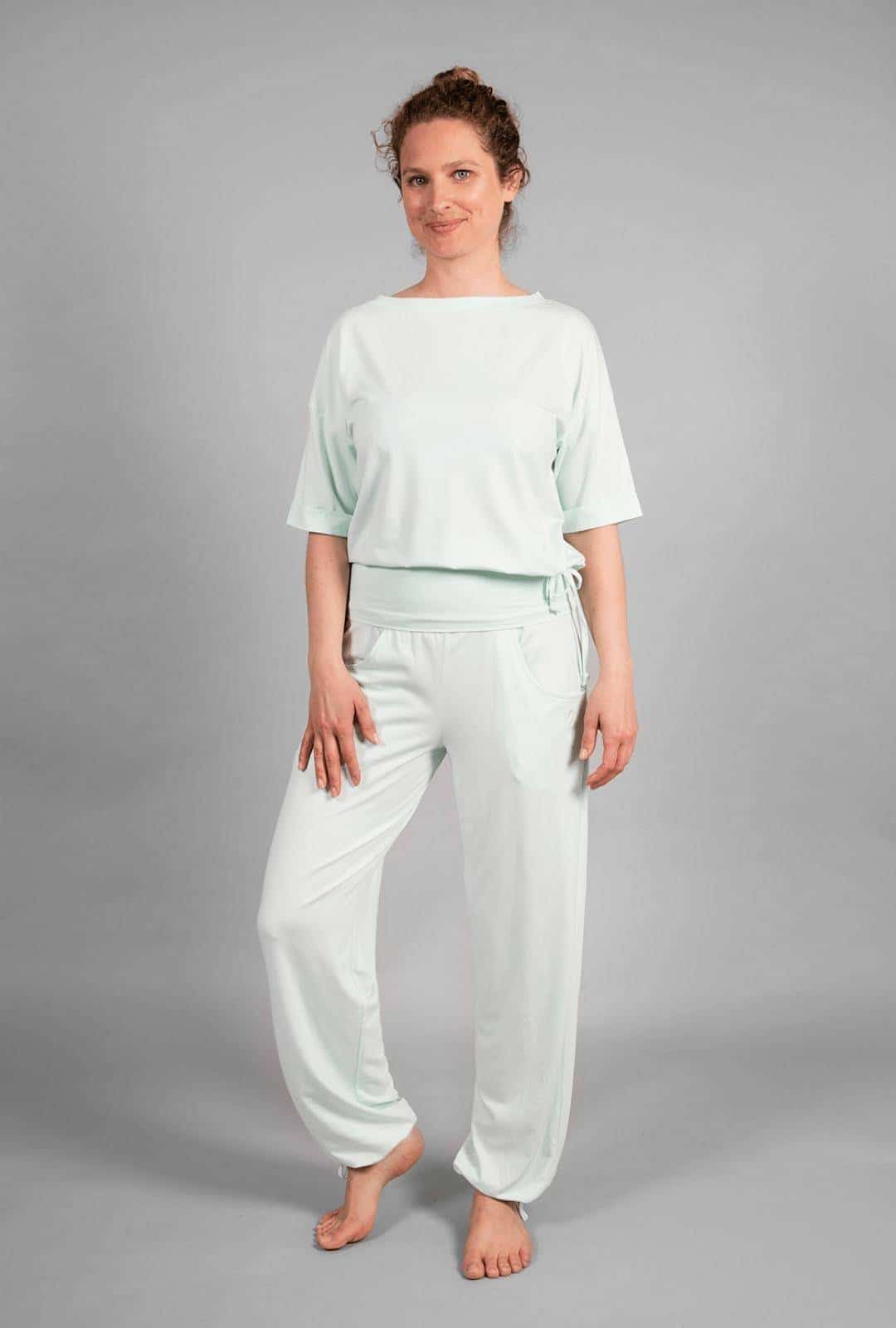 Lilii Women’s Loose Fit Pants - Mint-Breath of Fire-2