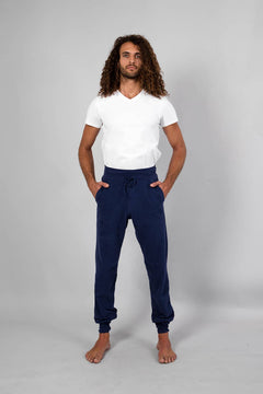 Mahan Men's yoga pants - Atlantic blue-Breath of Fire-4