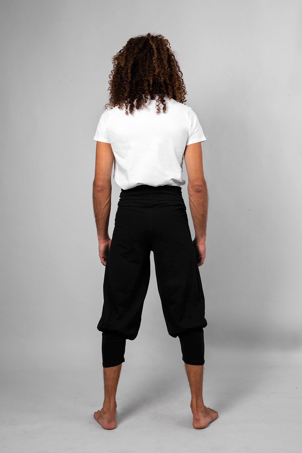 Sadhak men's yoga short - Black-Breath of Fire-4