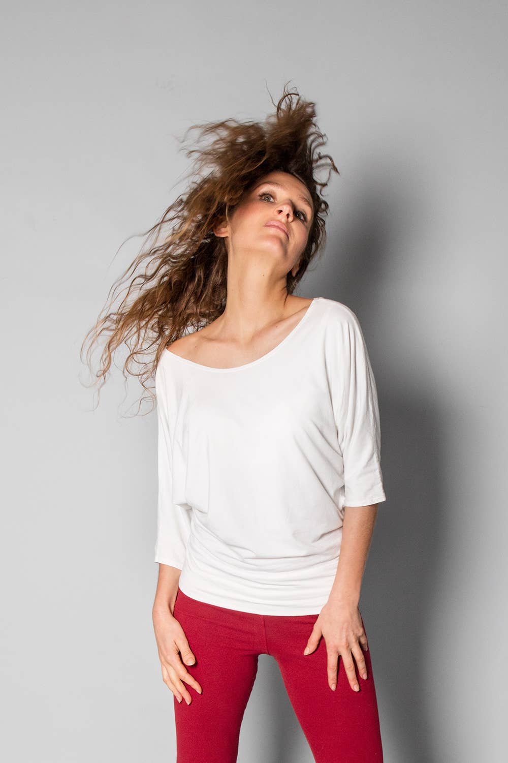Siri yoga shirt - White-Breath of Fire-3