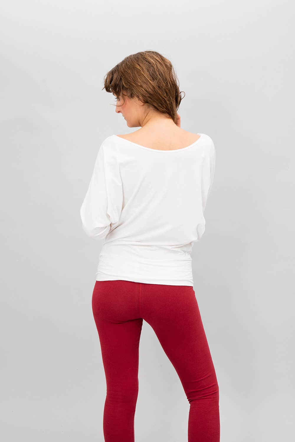 Siri yoga shirt - White-Breath of Fire-4