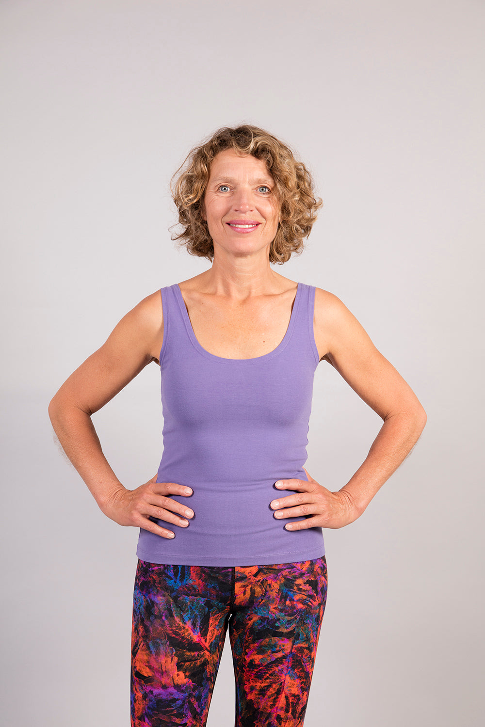Sohang Women's Yoga Top - Lilac-Breath of Fire-3