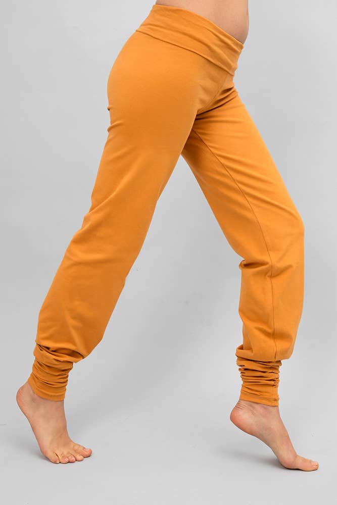 Sohang yoga legging - Saffron-Breath of Fire-5