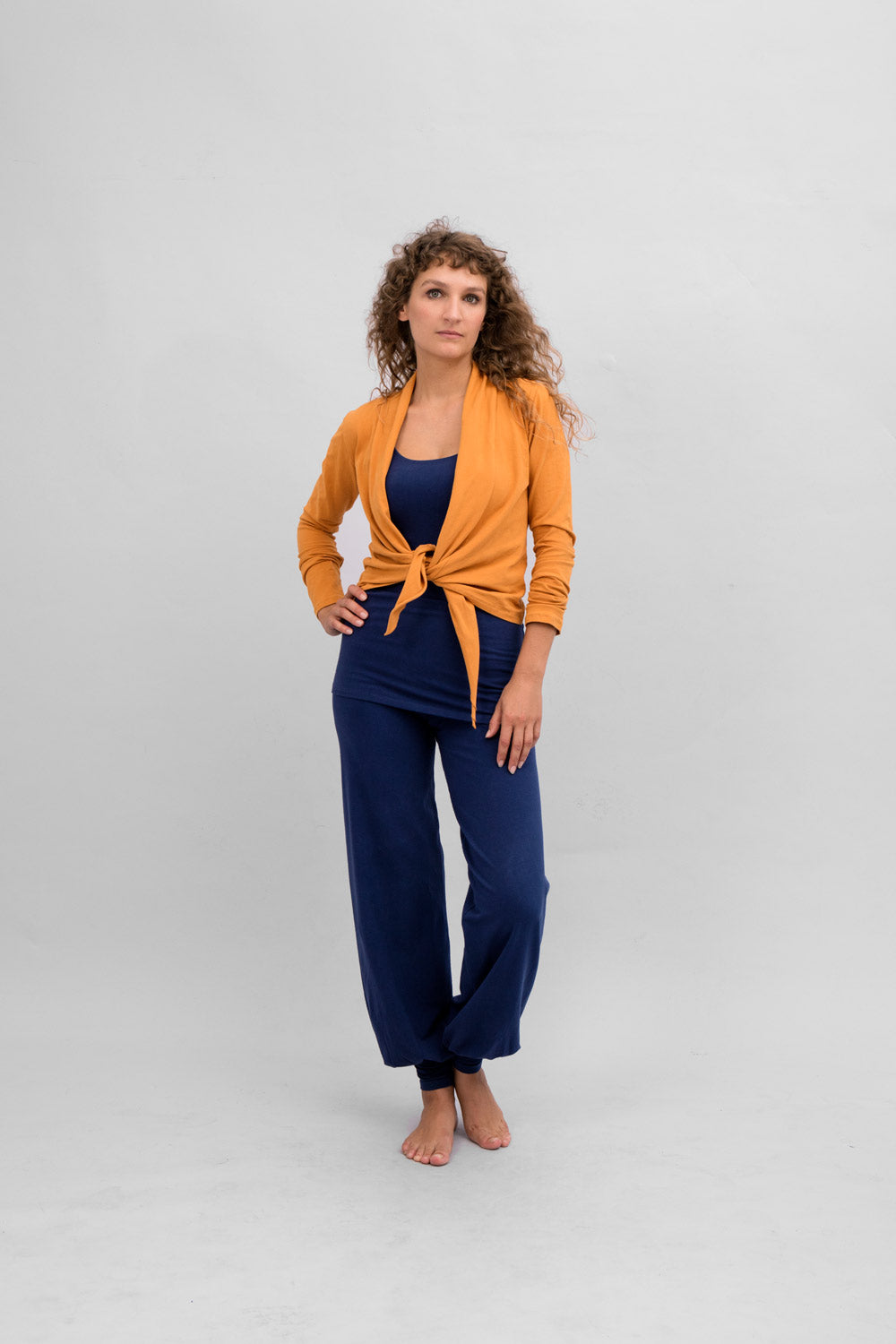Sohang yoga pants - Atlantic blue-Breath of Fire-3