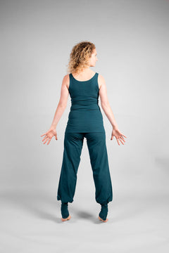 Sohang yoga pants - Deep Green-Breath of Fire-4
