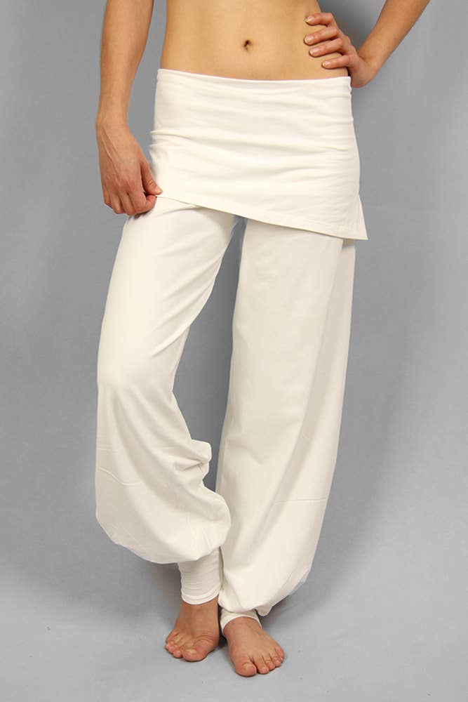Sohang yoga pants - Ivory-Breath of Fire-3