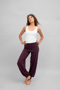Sohang yoga pants - Purple-Breath of Fire-2