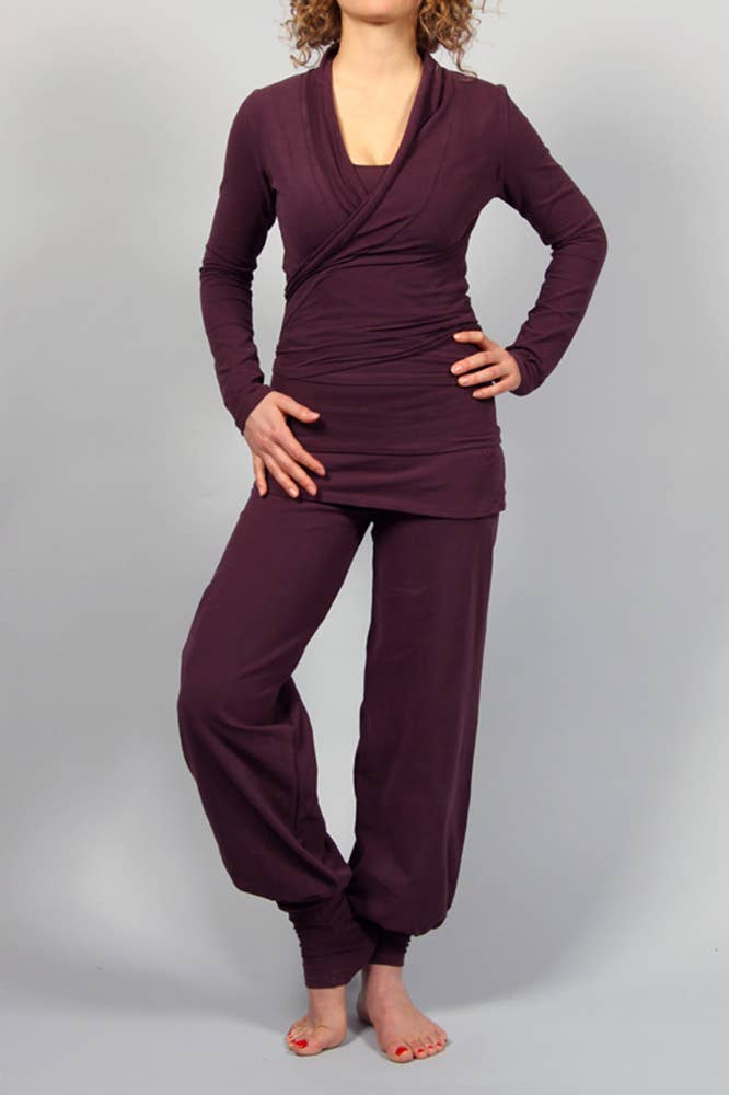 Sohang yoga pants - Purple-Breath of Fire-3